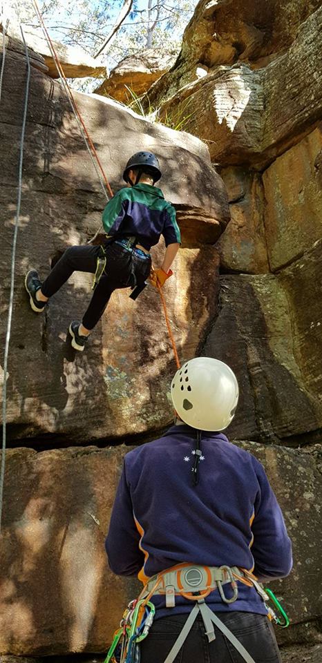 July   Rockschoool bottom belaying